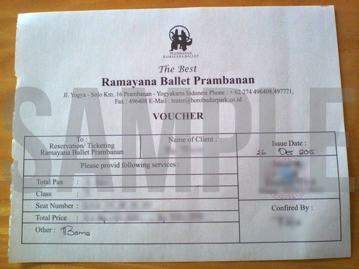 tiket ramayana ballet jogja